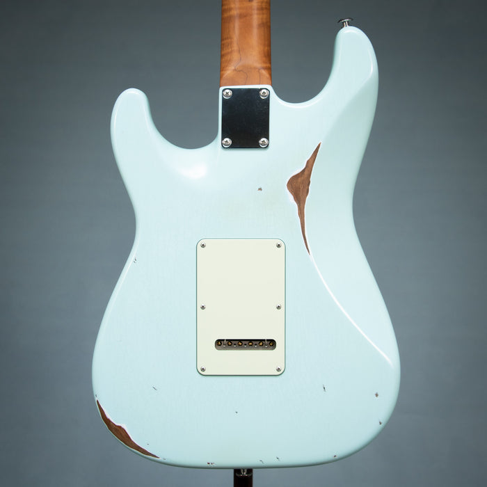 Suhr 2024 Classic S Antique HSS w/Case *MODIFIED* - Sonic Blue - Preowned