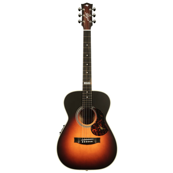 Maton EBG808TE-TSB Tommy Emmanuel Acoustic Electric Guitar w/Case - Tobacco Sunburst