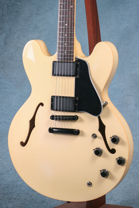 Gibson Showcase ES-335 1988 Semi Hollow Body Electric Guitar - Alpine White - Preowned