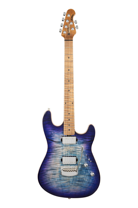 Ernie Ball Music Man Sabre Guitar HH Trem Electric Guitar - Blurple