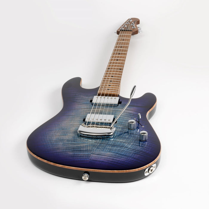 Ernie Ball Music Man Sabre Guitar HH Trem Electric Guitar - Blurple