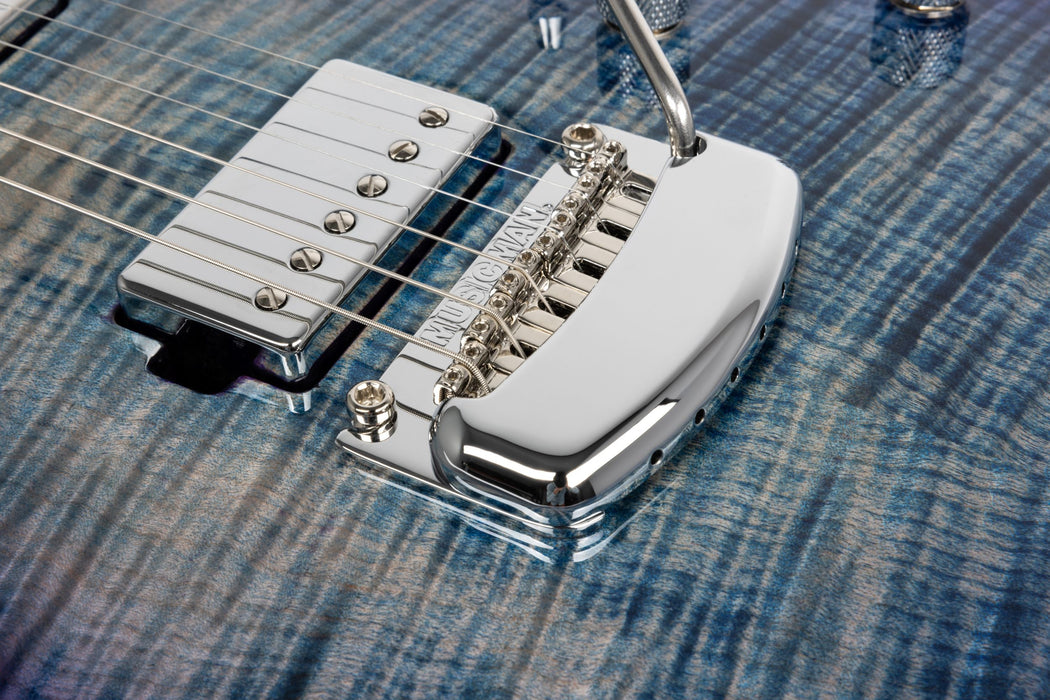 Ernie Ball Music Man Sabre Guitar HH Trem Electric Guitar - Blurple