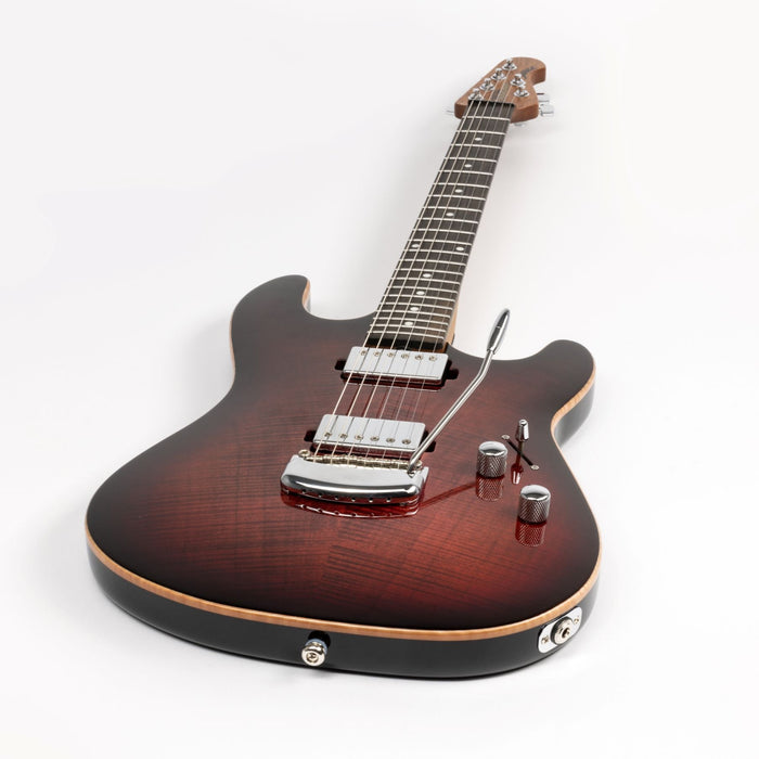 Ernie Ball Music Man Sabre Guitar HH Trem Electric Guitar - Backdraft