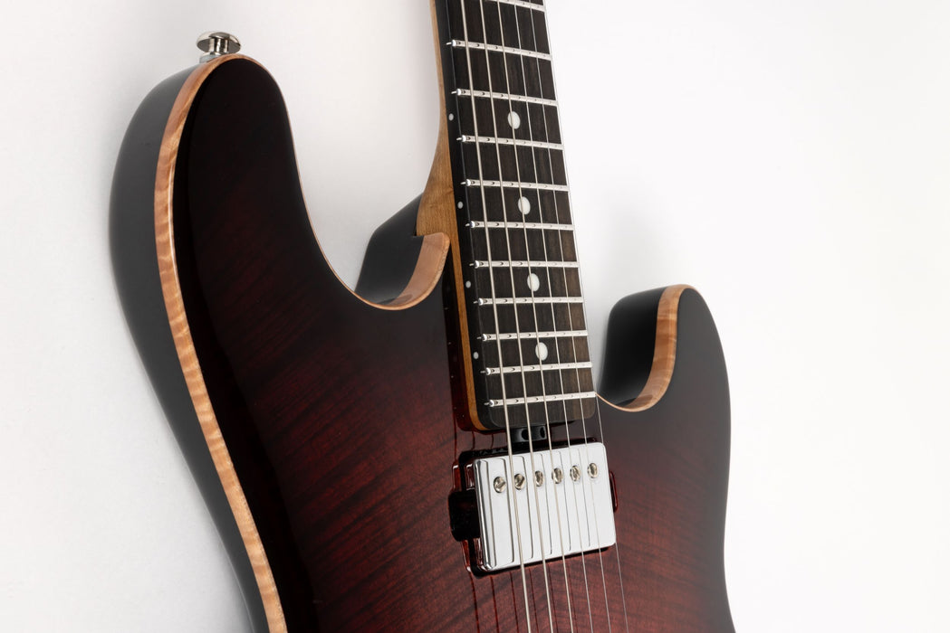 Ernie Ball Music Man Sabre Guitar HH Trem Electric Guitar - Backdraft