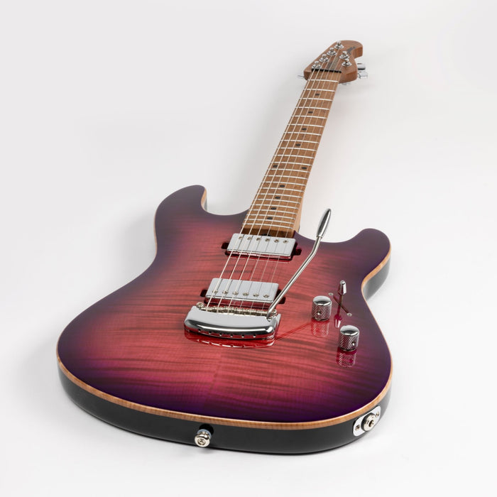 Ernie Ball Music Man Sabre Guitar HH Trem Electric Guitar - Purple Lotus