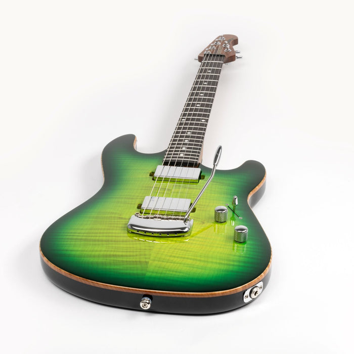 Ernie Ball Music Man Sabre Guitar HT HH Electric Guitar - Slymer Figured