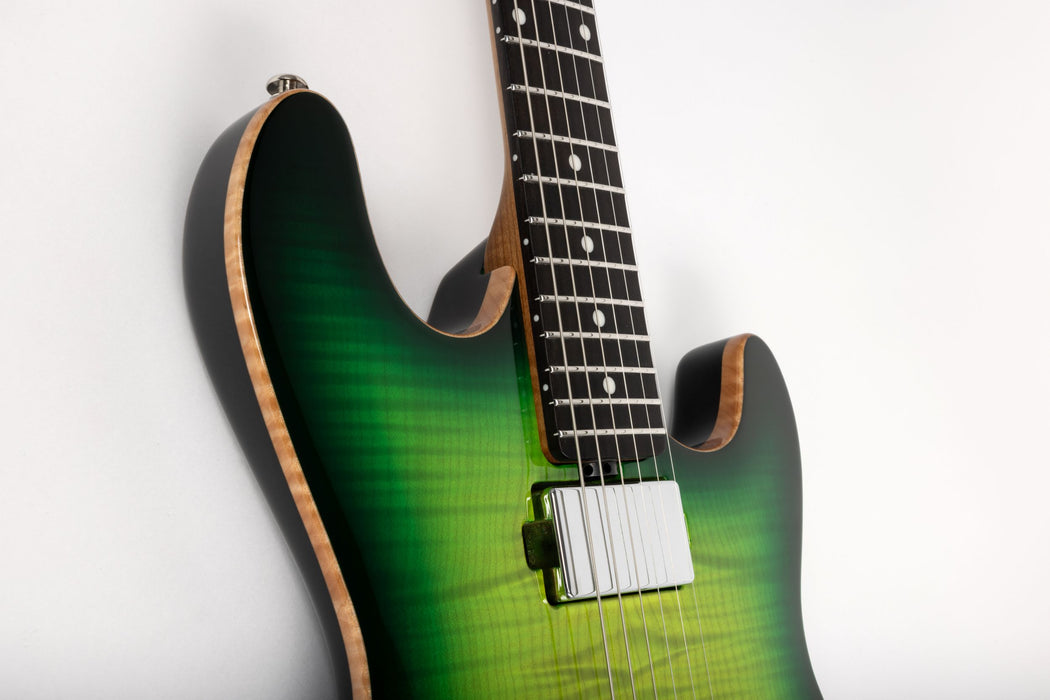 Ernie Ball Music Man Sabre Guitar HT HH Electric Guitar - Slymer Figured