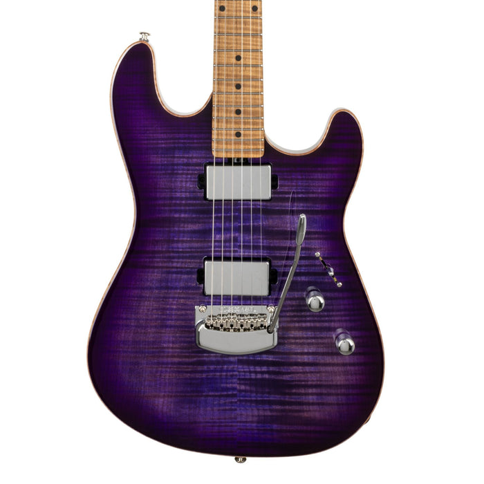 Ernie Ball Music Man Sabre Guitar HT HH Electric Guitar - Grape Slushie