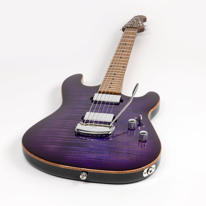Ernie Ball Music Man Sabre Guitar HT HH Electric Guitar - Grape Slushie