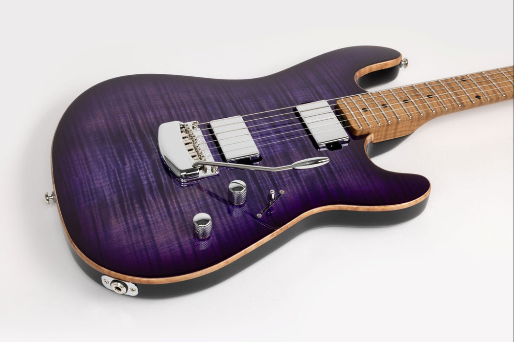 Ernie Ball Music Man Sabre Guitar HT HH Electric Guitar - Grape Slushie