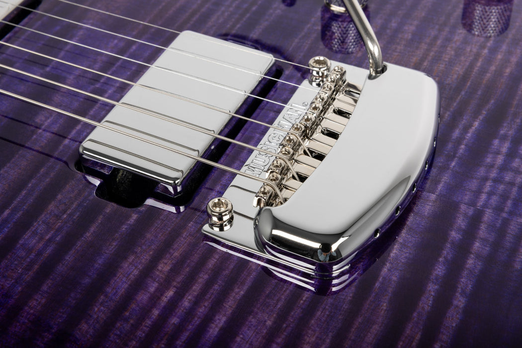 Ernie Ball Music Man Sabre Guitar HT HH Electric Guitar - Grape Slushie