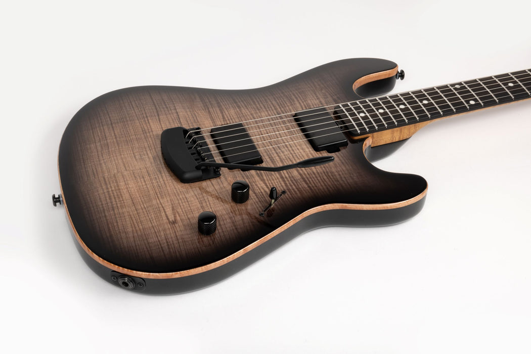 Ernie Ball Music Man Sabre Guitar HT HH Electric Guitar - Blackout