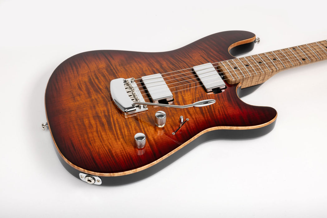 Ernie Ball Music Man Sabre Guitar HT HH Electric Guitar - Honey Bear