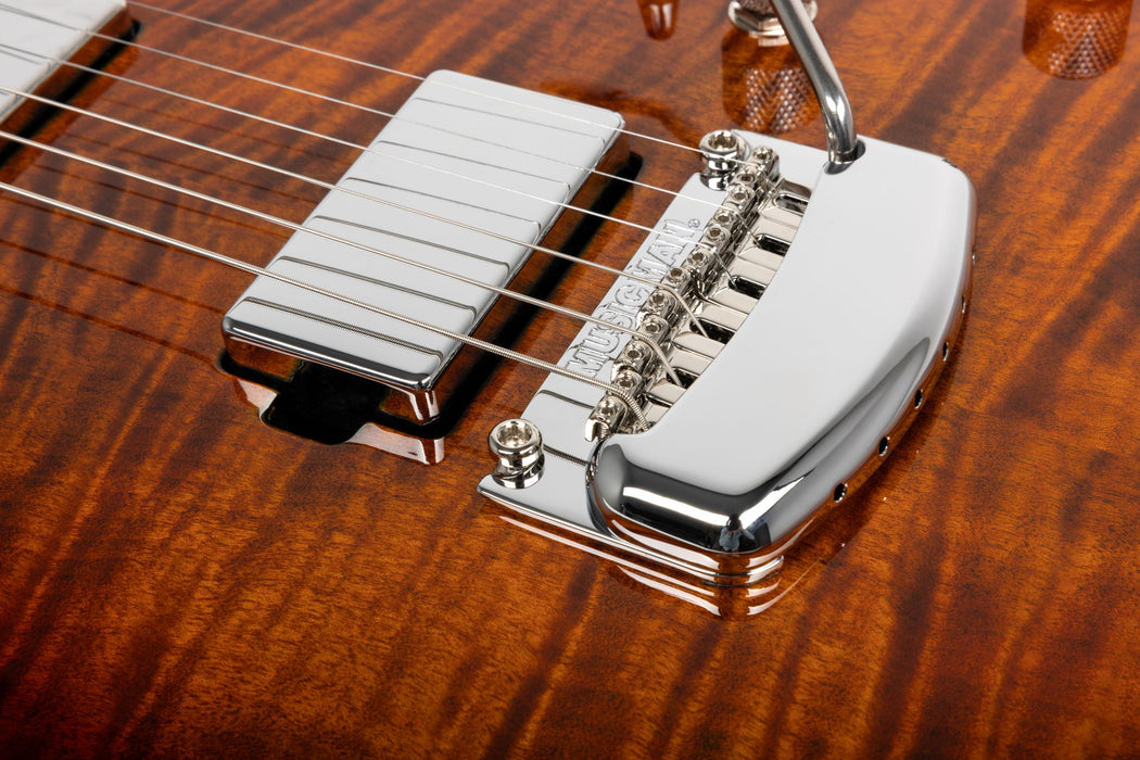 Ernie Ball Music Man Sabre Guitar HT HH Electric Guitar - Honey Bear