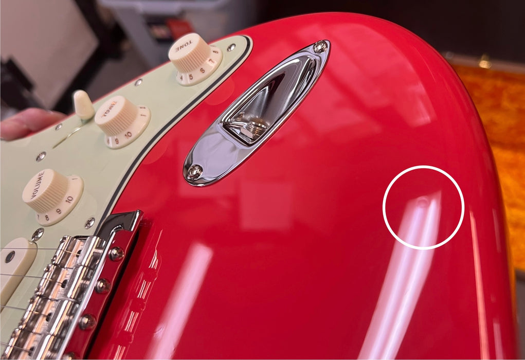 Fender Custom Shop 1960 Stratocaster NOS Josefina Pickups w/Case - Faded Fiesta Red - Preowned