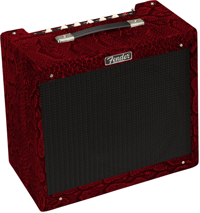 Fender FSR Blues Junior IV Combo Guitar Amplifier - Red Snakeskin/Black