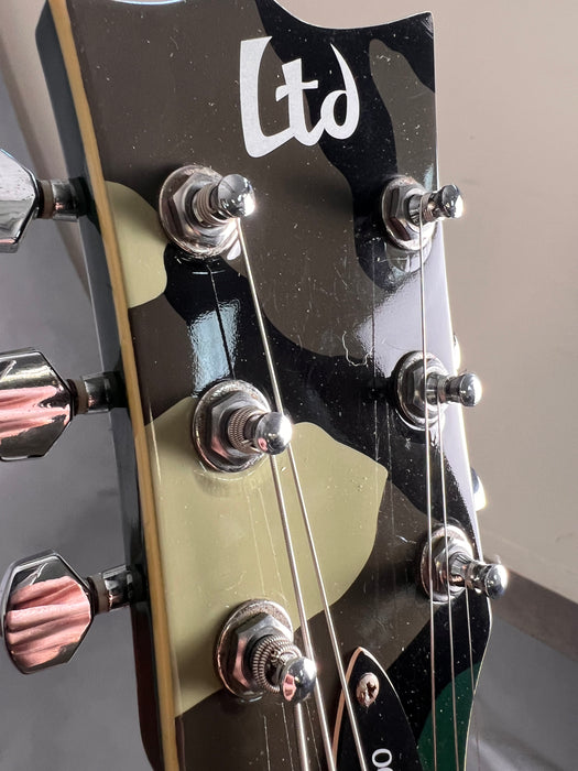 ESP LTD WA-200 Will Adler Signature - Dark Green Camo - Preowned