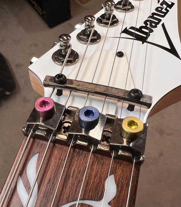 Ibanez JEMJR WH Steve Vai Signature Electric Guitar - White - Preowned