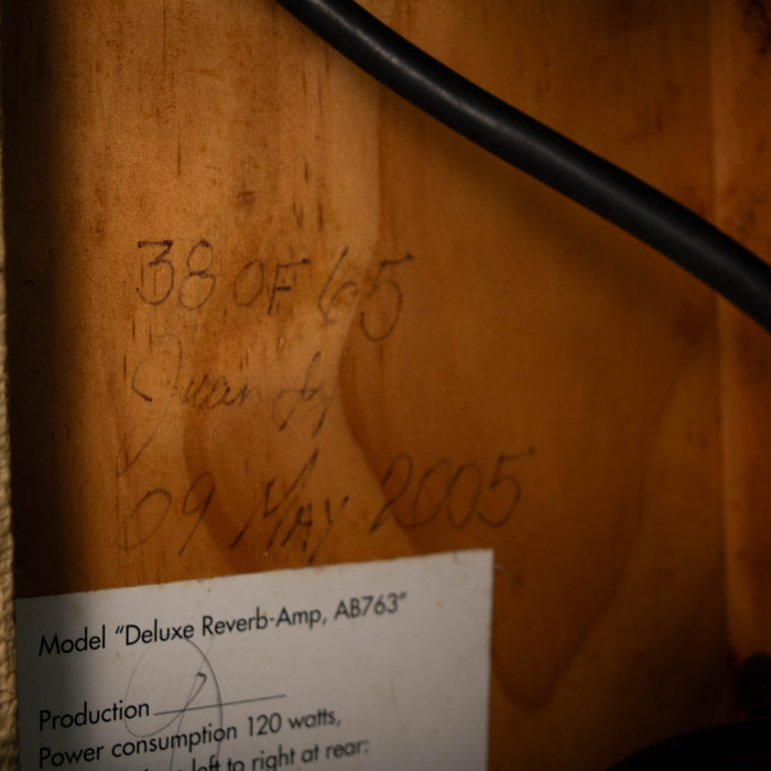 Fender 2005 Limited Edition '65 Deluxe Reverb Combo - Cream - Preowned