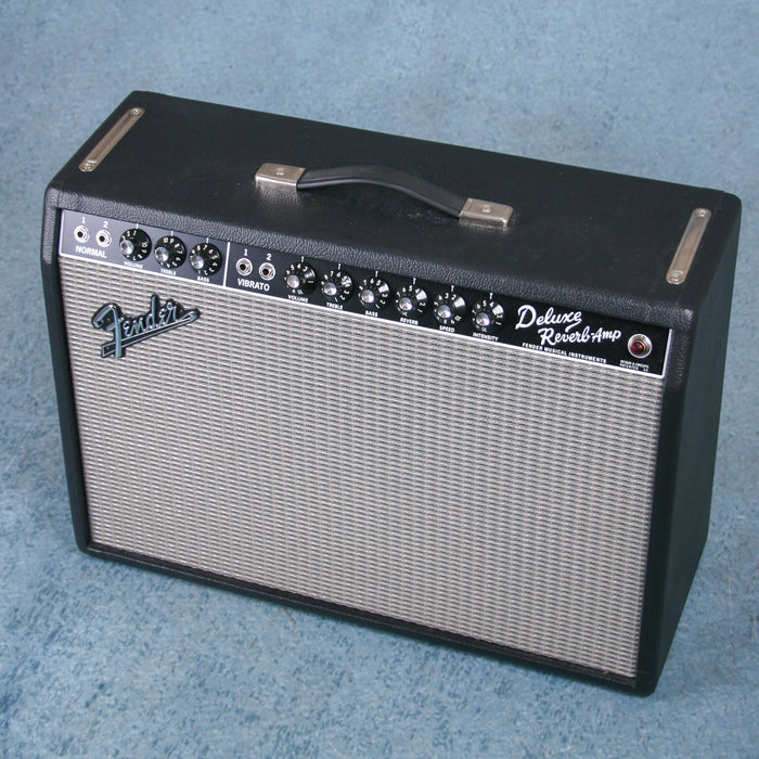 Fender 65 Deluxe Reverb Combo Guitar Amplifier w/Cover and Footswitch - Preowned