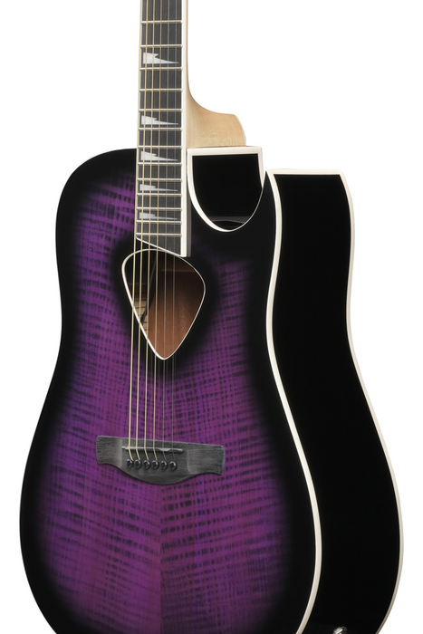 Ibanez ALT50FA TVT Acoustic Guitar - Transparent Violet Sunburst High Gloss