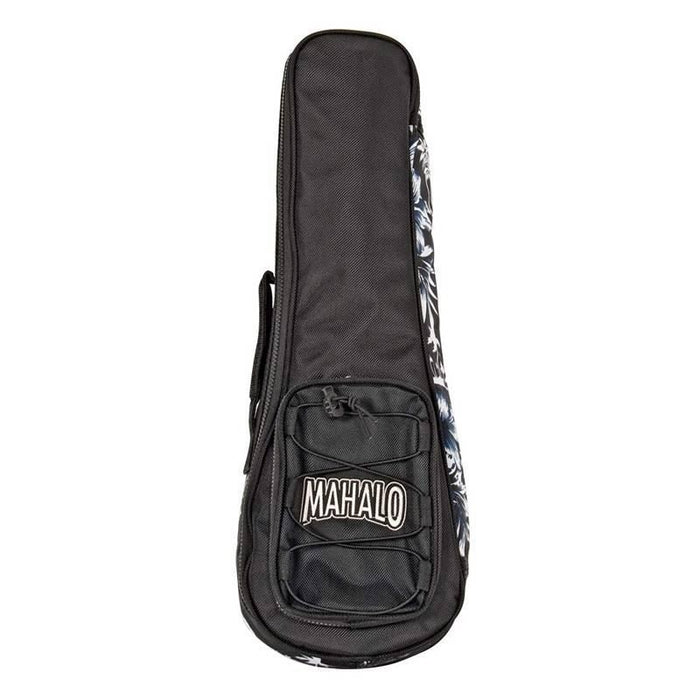 Mahalo OB602 Concert Ukulele Gig Bag Heavy Duty Black W/Hawai