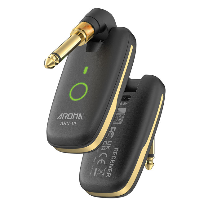 Aroma ARU10 Wireless Guitar Audio Transmission System UHF