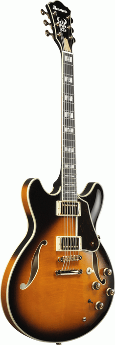 Ibanez AS2000 BS Prestige Electric Guitar w/Case - Brown Sunburst