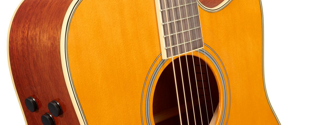 Yamaha FGC-TA Transacoustic Guitar - Vintage Tint