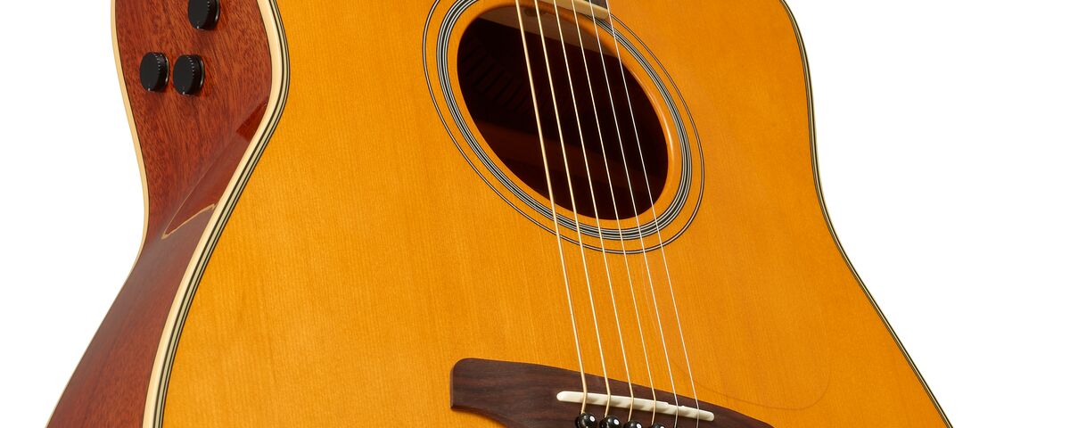 Yamaha FGC-TA Transacoustic Guitar - Vintage Tint