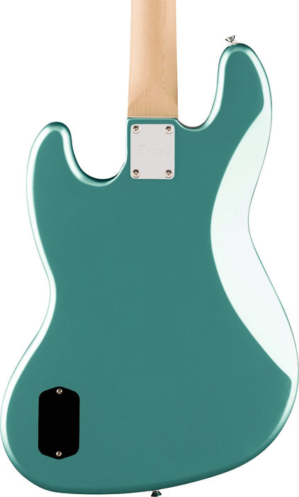 Squier Affinity Active Jazz Bass Laurel Fingerboard White Pickguard - Mystic Sea Foam Green