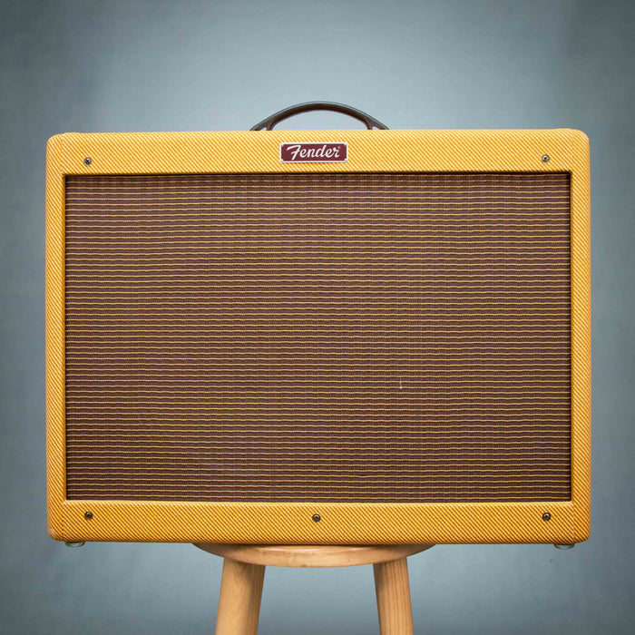 Fender Blues Deluxe Reissue Guitar Combo Amplifier w/Cover and Footswitch - Tweed - Preowned