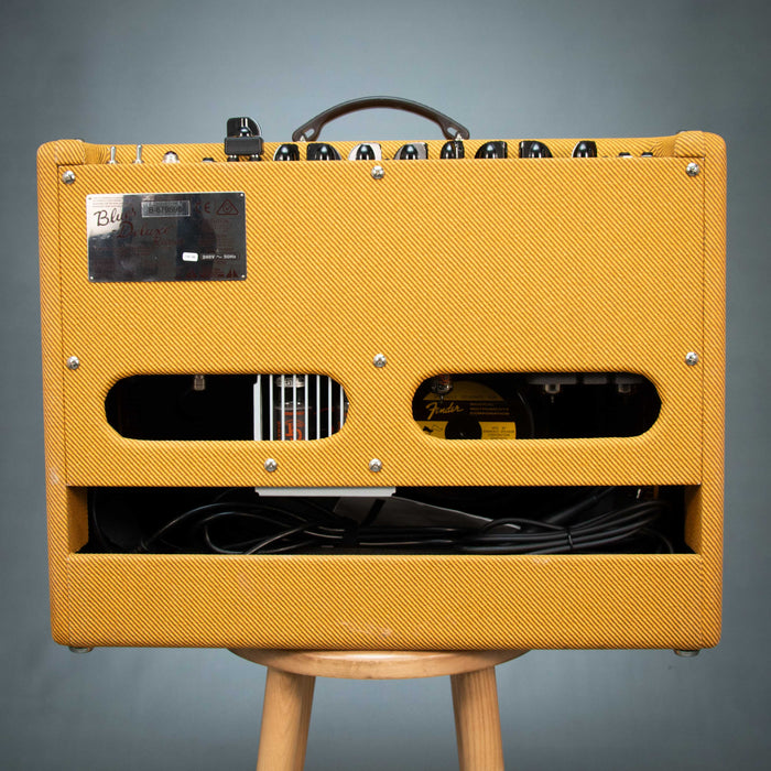 Fender Blues Deluxe Reissue Guitar Combo Amplifier w/Cover and Footswitch - Tweed - Preowned