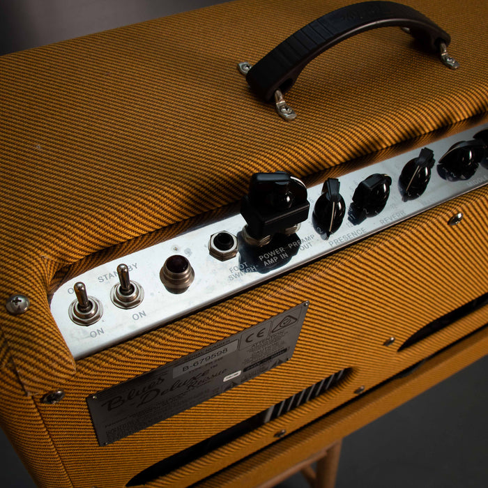 Fender Blues Deluxe Reissue Guitar Combo Amplifier w/Cover and Footswitch - Tweed - Preowned
