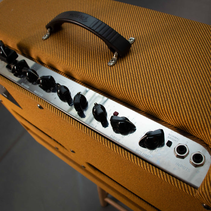 Fender Blues Deluxe Reissue Guitar Combo Amplifier w/Cover and Footswitch - Tweed - Preowned