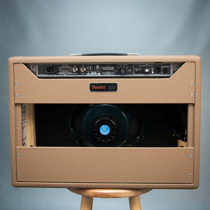 Fender FSR Tone Master Deluxe Reverb Combo Guitar Amplifier - Brown Nuxtex/Wheat - Preowned