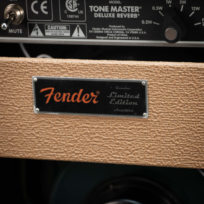 Fender FSR Tone Master Deluxe Reverb Combo Guitar Amplifier - Brown Nuxtex/Wheat - Preowned