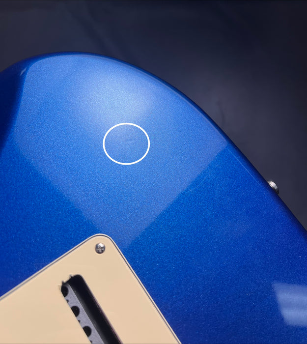 Fender American Ultra Stratocaster HSS Electric Guitar w/Case - Cobra Blue - Preowned