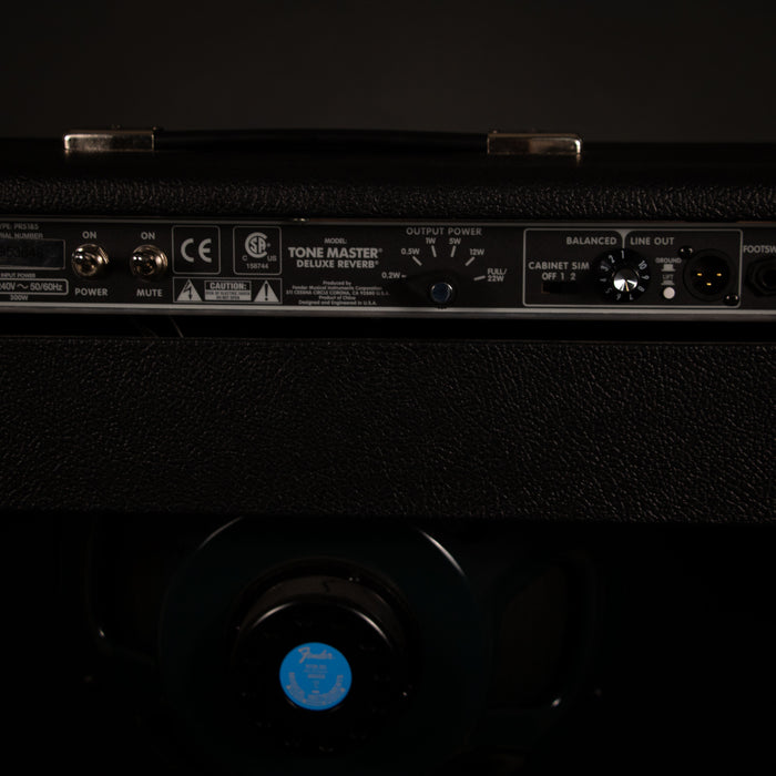 Fender Tone Master Deluxe Reverb Combo Guitar Amplifier w/Cover & Footswitch - Preowned