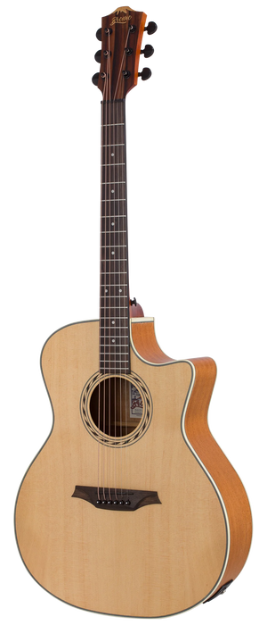 Bromo BAA2CE Grand Auditorium Cutaway Acoustic-Electric Guitar