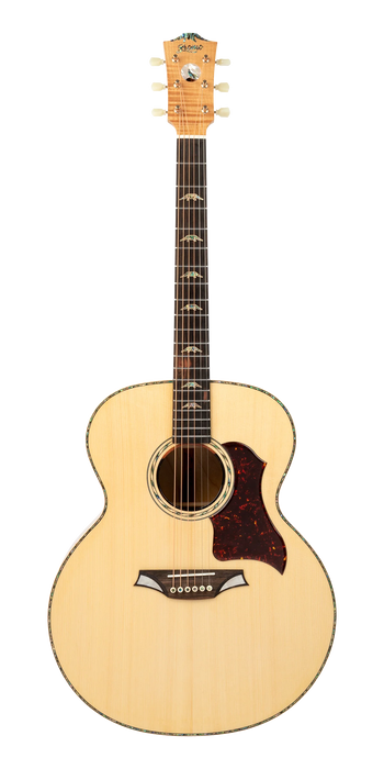 Bromo BAN7E Jumbo Acoustic-Electric Guitar w/Bag & Stand