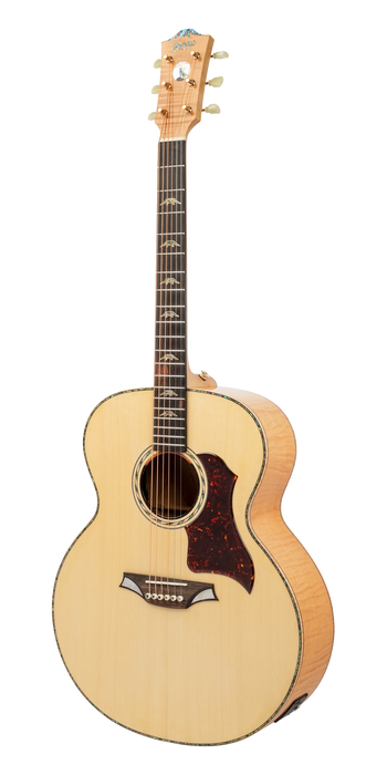 Bromo BAN7E Jumbo Acoustic-Electric Guitar w/Bag & Stand
