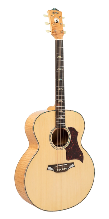 Bromo BAN7E Jumbo Acoustic-Electric Guitar w/Bag & Stand
