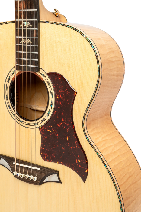 Bromo BAN7E Jumbo Acoustic-Electric Guitar w/Bag & Stand