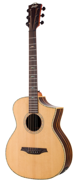 Bromo BAR5CE Concert Acoustic-Electric Guitar w/Bag