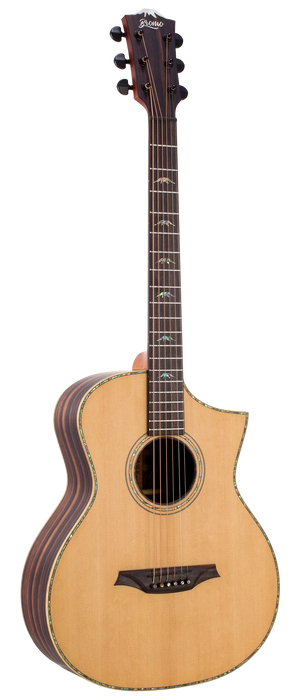 Bromo BAR5CE Concert Acoustic-Electric Guitar w/Bag