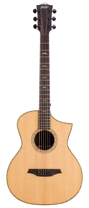 Bromo BAR5CE Concert Acoustic-Electric Guitar w/Bag