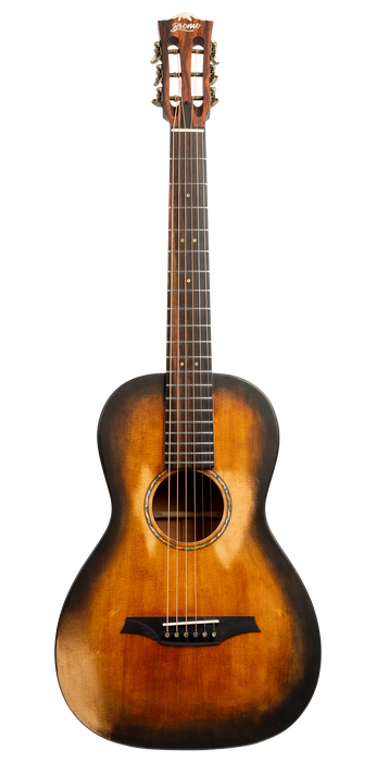 Bromo BAR6HHS 12th Fret Parlour Acoustic Guitar w/Bag - Historic Sunburst