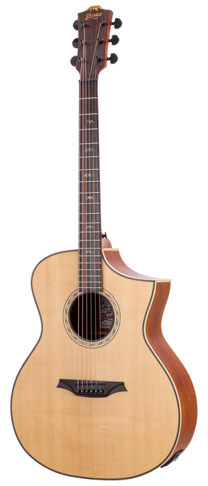 Bromo BAT4CE Grand Auditorium Cutaway Acoustic-Electric Guitar
