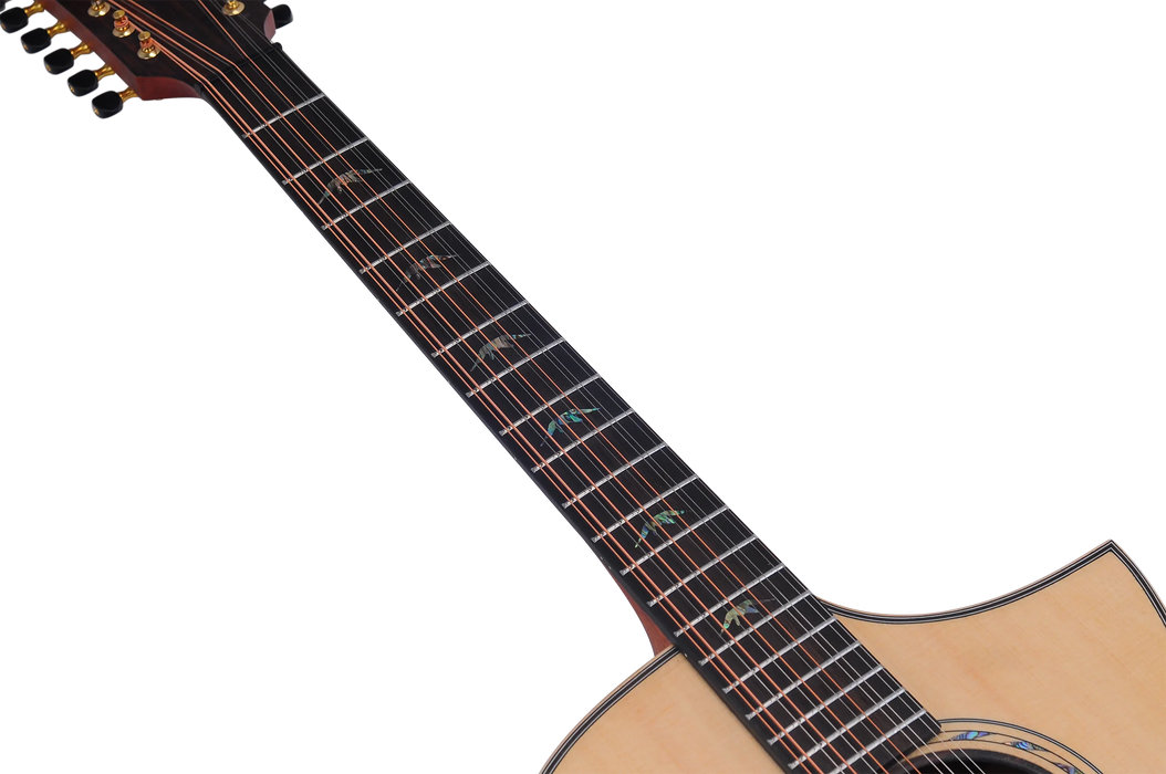 Bromo BAT4CE12 Grand Auditorium 12 String Acoustic-Electric Guitar w/Bag